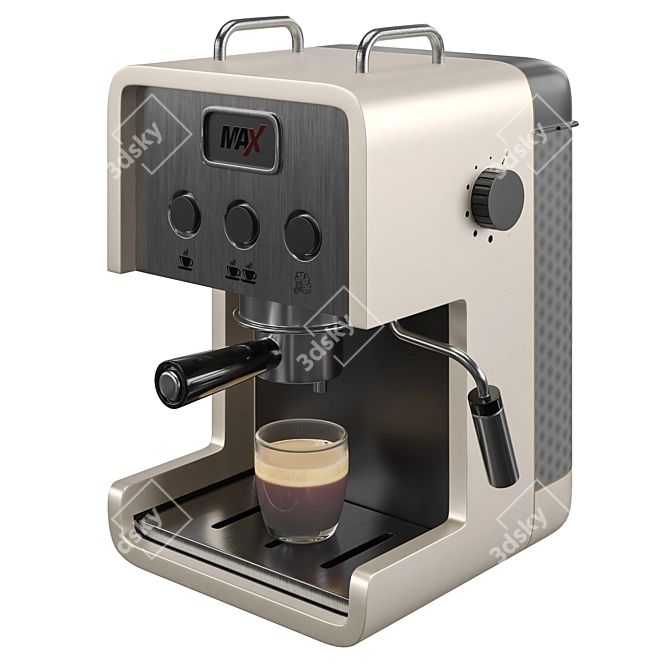 Premium Espresso Coffee Machine, 3D Model 3D model image 1