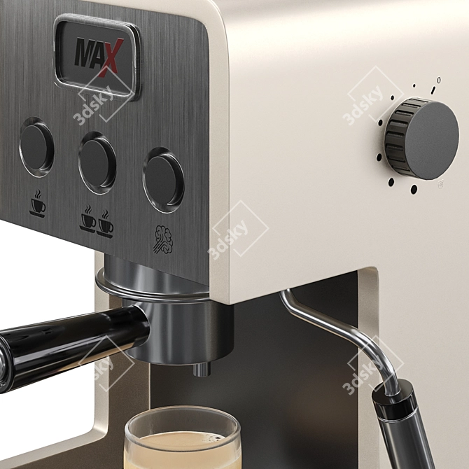 Premium Espresso Coffee Machine, 3D Model 3D model image 6