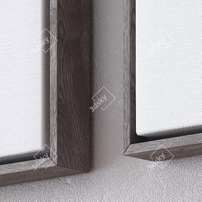 Large Wall Paintings Set 3013 3D model image 5