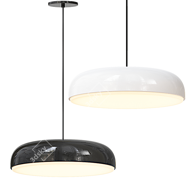 Kosa LED Pendant - Modern Illumination 3D model image 1