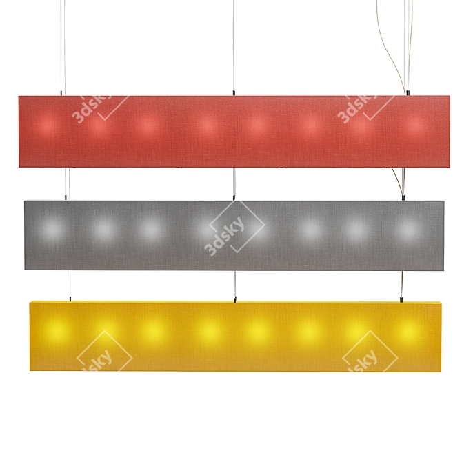 Sleek Line 2400 Pendant Shade 3D model image 2