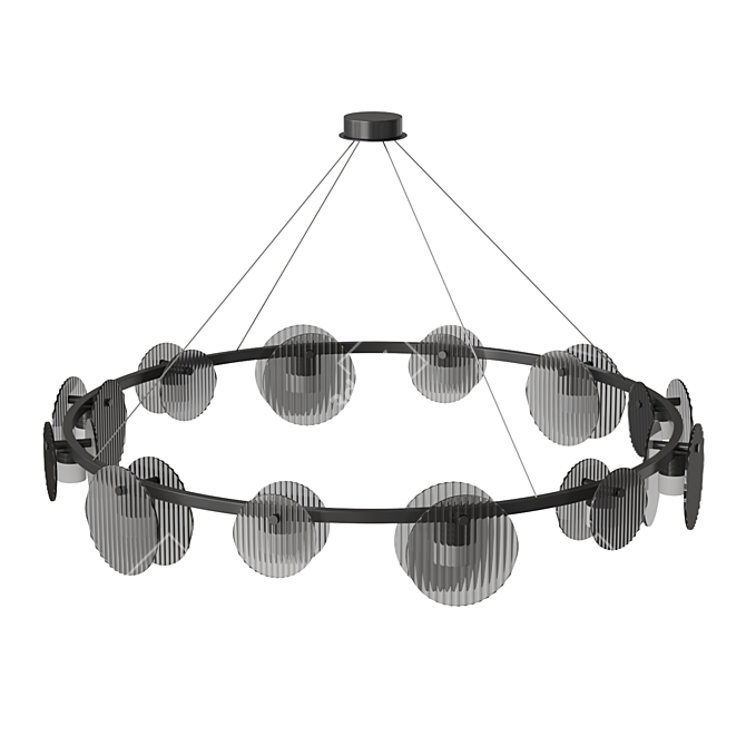 Lampatron RUTGER R 12 Modern Chandelier 3D model image 3