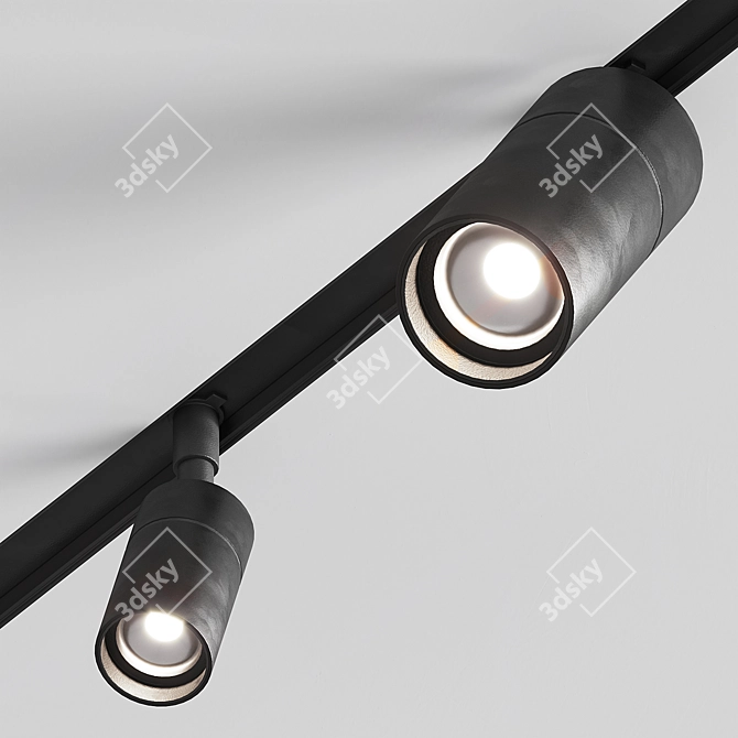 Sleek Track Lighting Solution 3D model image 2
