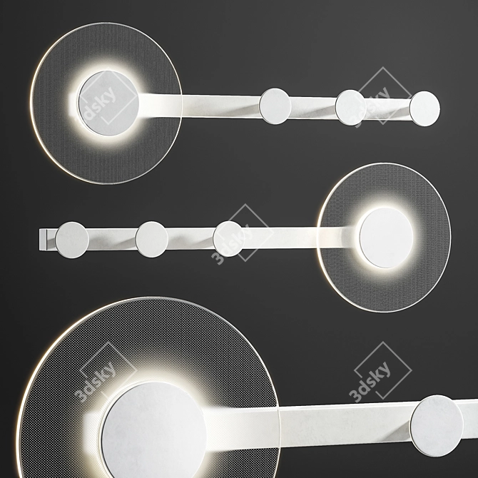 Mantra Venus Wall Light-Hanger 3D model image 2