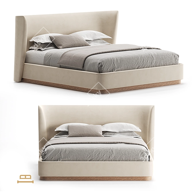 Essen Bed by Idealbeds 3D model image 1
