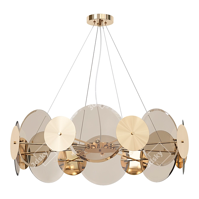 Elegant MW-Light Chandelier 3D model image 1