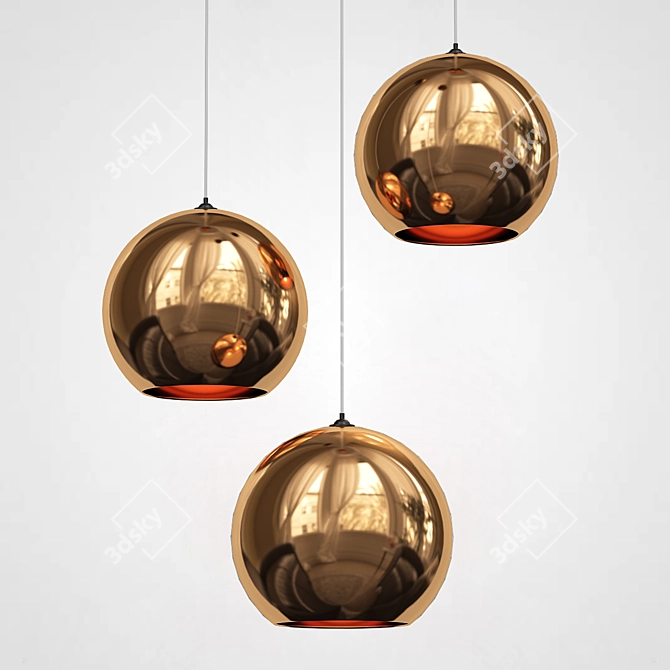 ImperiumLoft MORO Pendant Light 3D model image 2