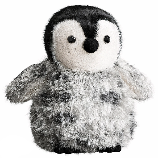 Holiday 6in Aurora Penguin Plush 3D model image 4