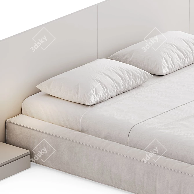 Double Bed 09 | 3Ds Max | OBJ | Corona 3D model image 4