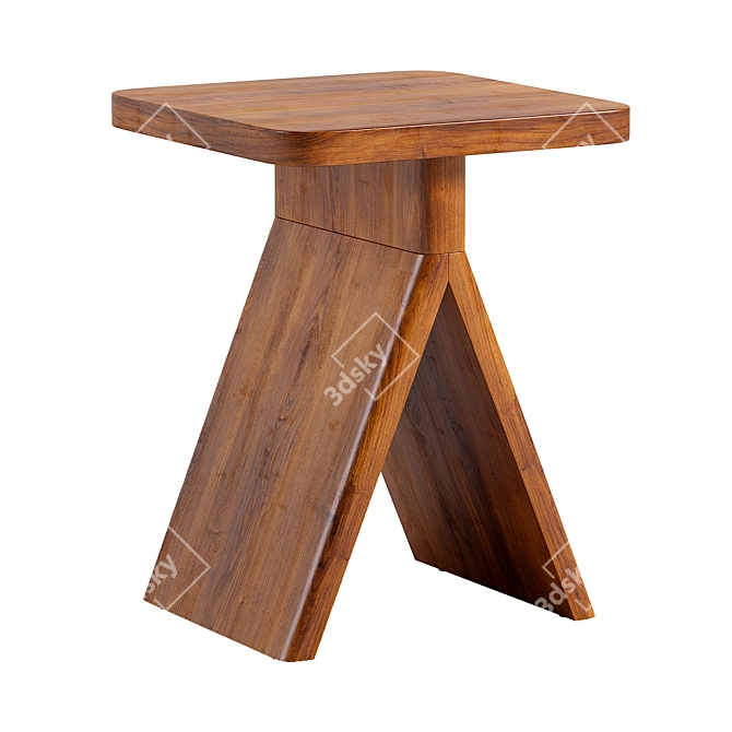 Henrichsen Jakob Stool 3D Model 3D model image 2