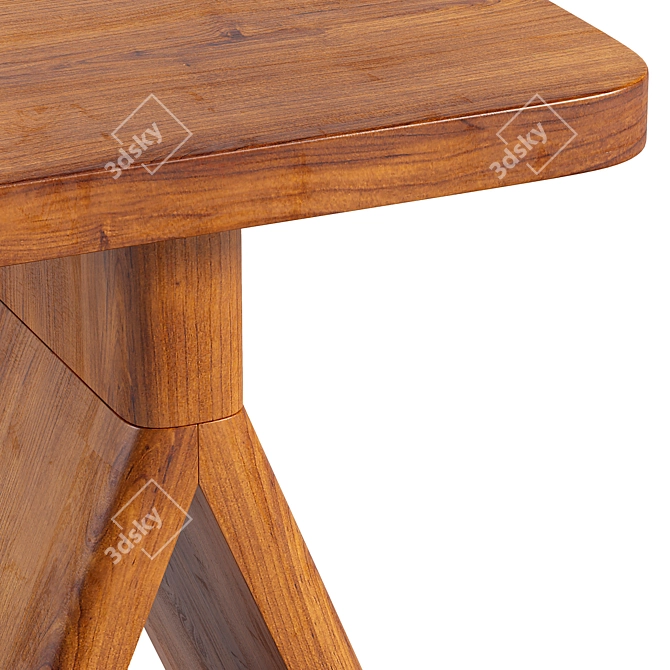 Henrichsen Jakob Stool 3D Model 3D model image 4