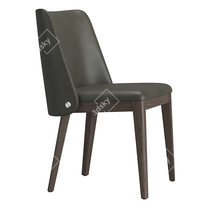 Stylish and Elegant Louise Chair 3D model image 2