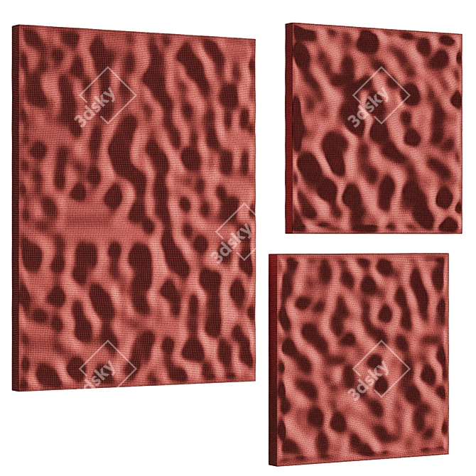 Metallic Wall Decor Splash by Westwing Collection 3D model image 9