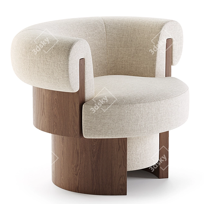  Modern Volta Armchair: Corona Render 3D model image 2