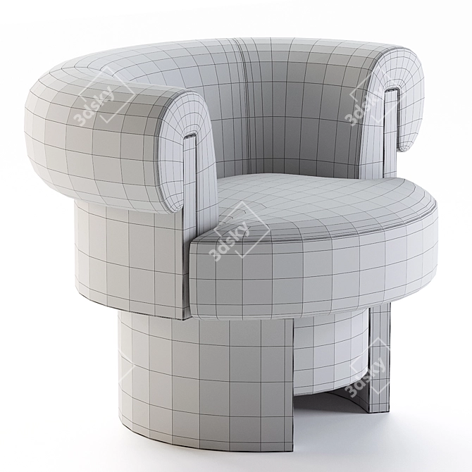  Modern Volta Armchair: Corona Render 3D model image 3