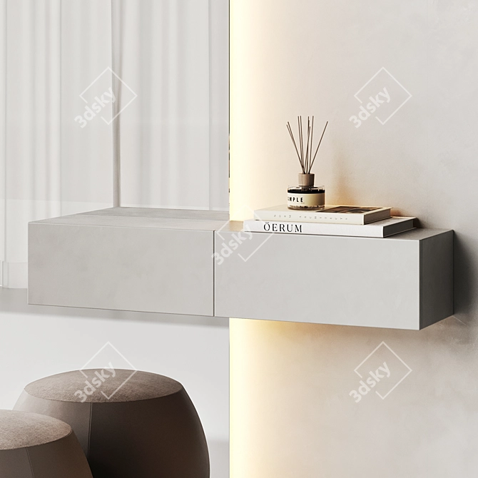 Minimalist Style Hallway Set 3D model image 2