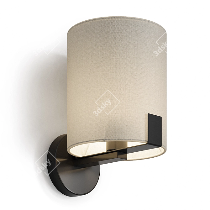 Nila Wall Sconce: Modern Elegance 3D model image 1