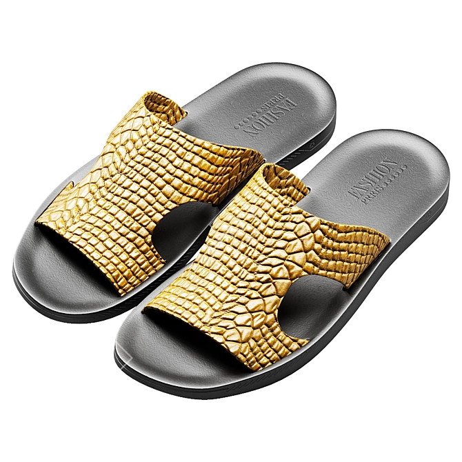 Virtual Reality 3D Model Slippers 3D model image 2