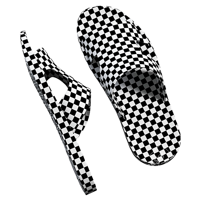 Virtual Reality 3D Model Slippers 3D model image 4
