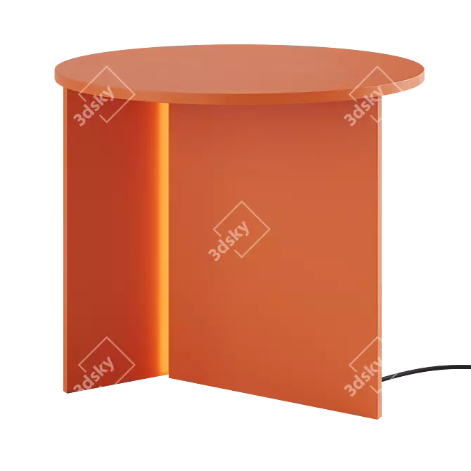 Modern LED Side Table Stella 3D model image 1