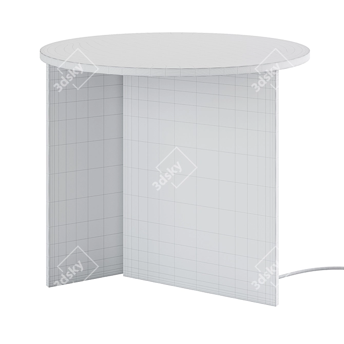 Modern LED Side Table Stella 3D model image 2