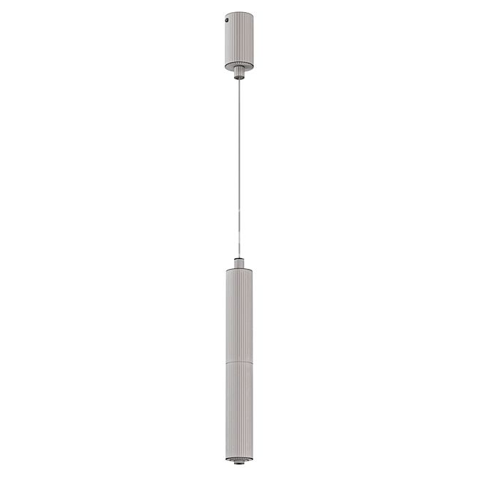 Sleek Pendant Light Fixture 3D model image 4