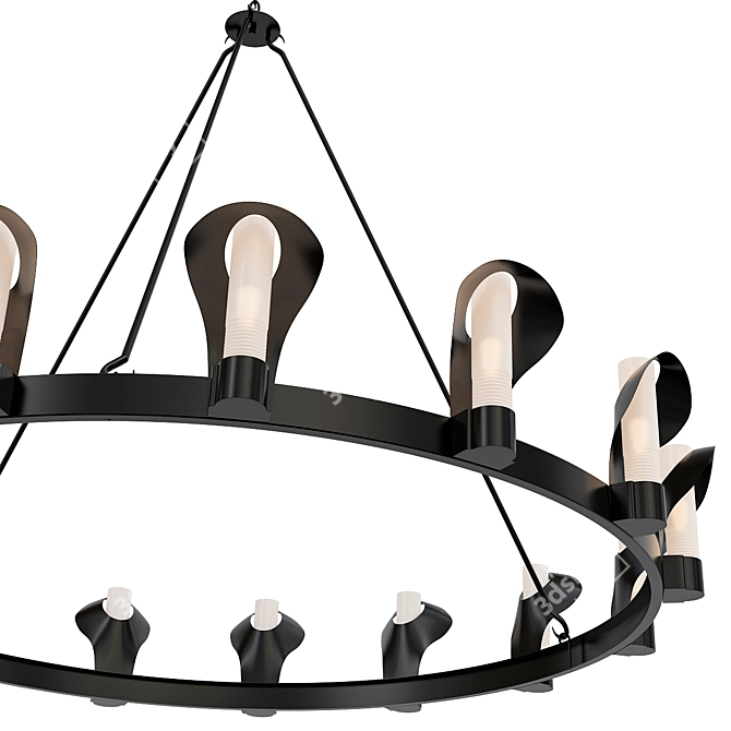 Presidio 15 Chandelier VRay Lighting 3D model image 2