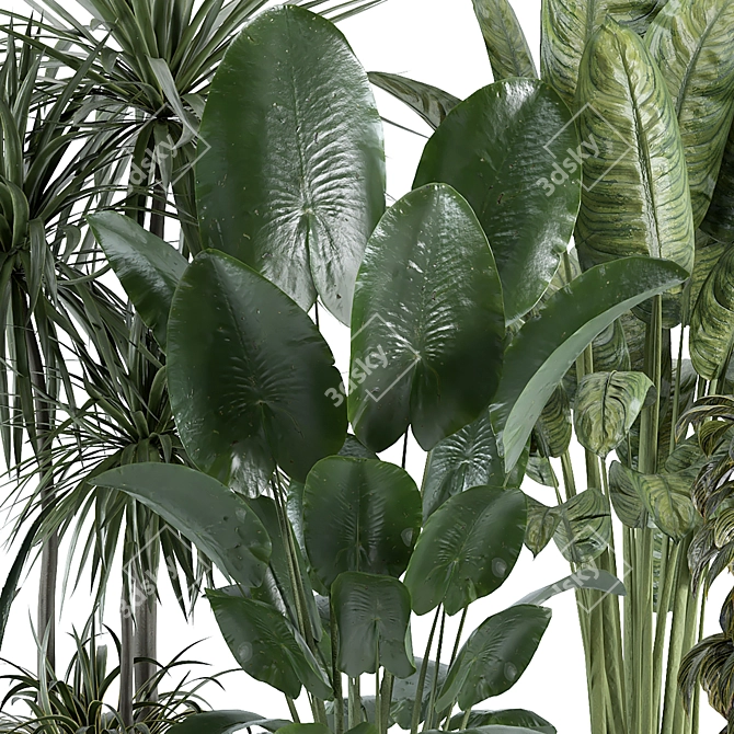Custom VRay Indoor Plant Model 3D model image 4