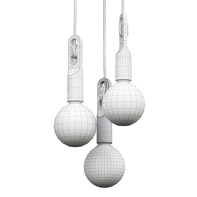 ImperiumLoft Hanging Pendant Light 3D model image 3