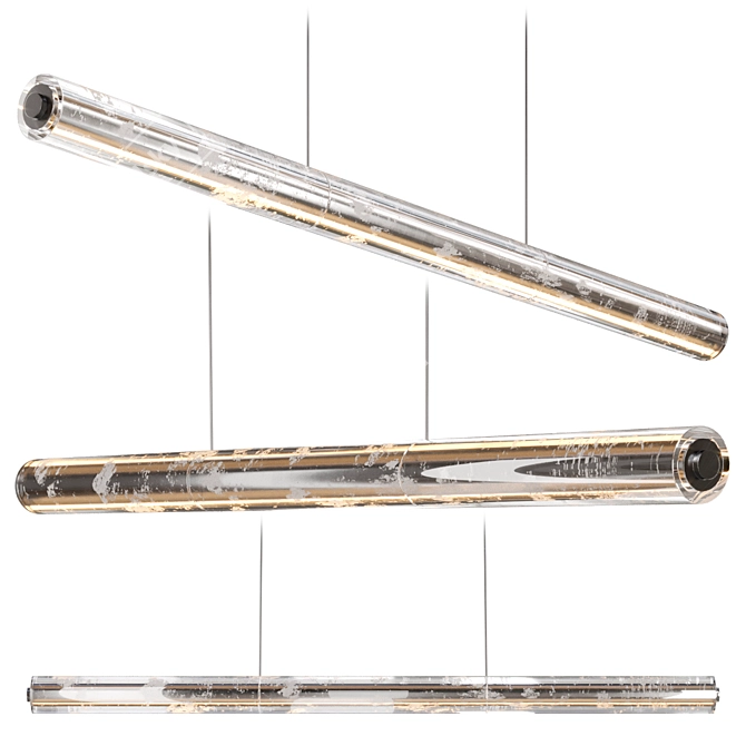 Modern Pendant Light Fixture 3D model image 1