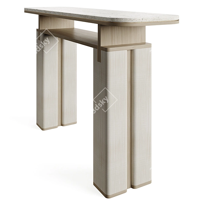 Elegant Frato Console Table 3D model image 11