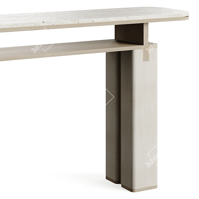 Elegant Frato Console Table 3D model image 12