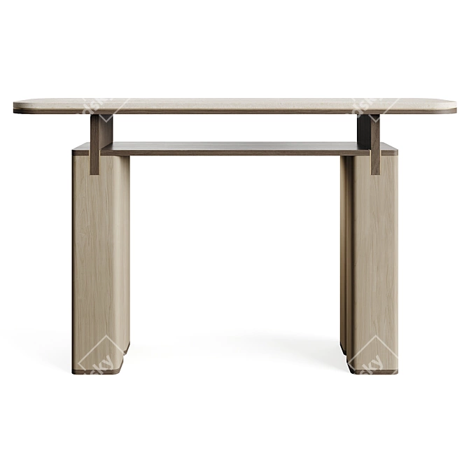 Elegant Frato Console Table 3D model image 13