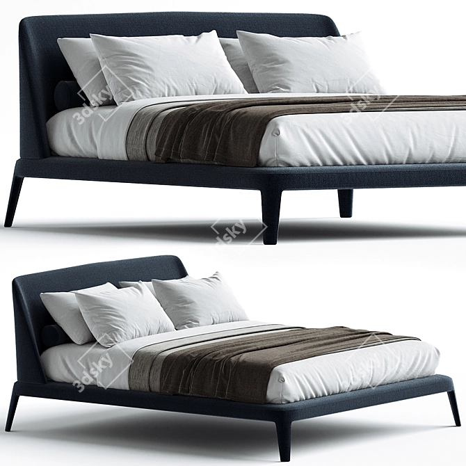 Elegant Poliform Kelly Chair Icon 3D model image 1