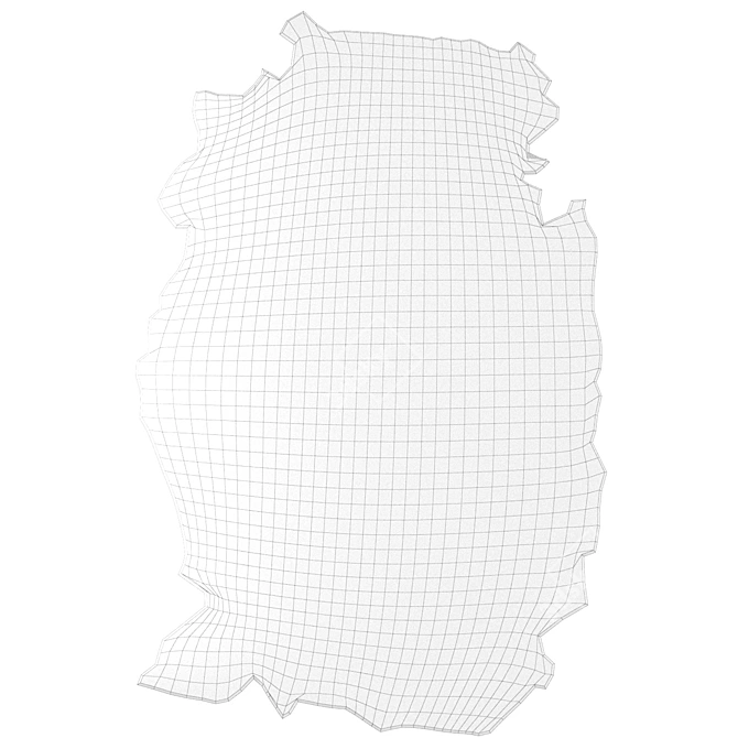 Modern Abstract Bjarne Rug 3D model image 2