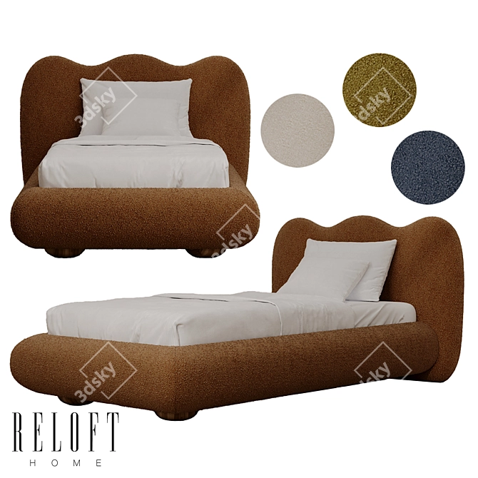 RELOFT HOME WAVE Kids Bed 3D model image 1