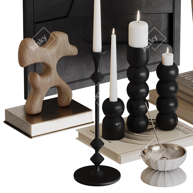 Ornamental 3D Model Set, 171K Polygons 3D model image 2