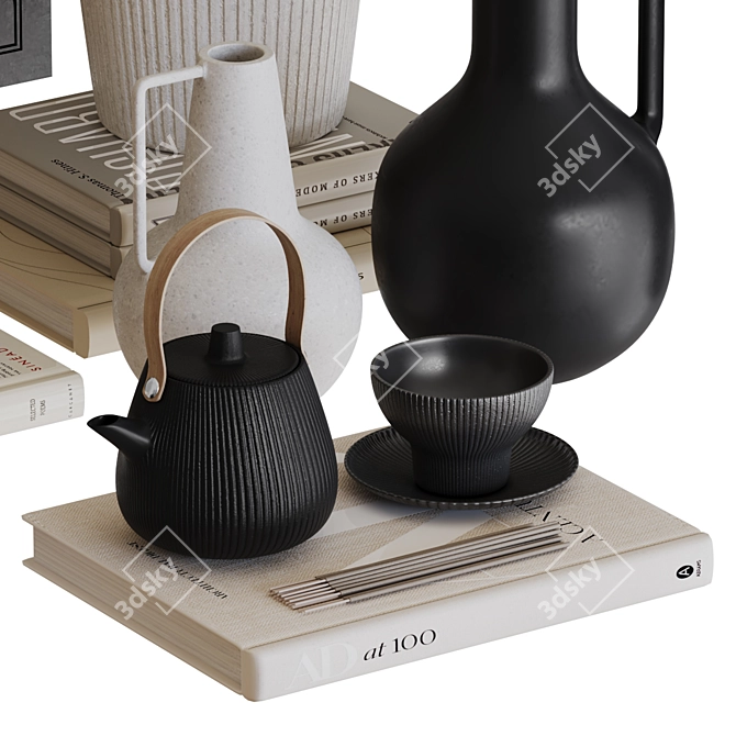 Ornamental 3D Model Set, 171K Polygons 3D model image 3