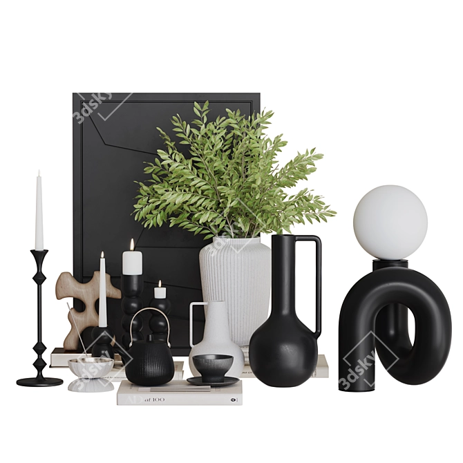 Ornamental 3D Model Set, 171K Polygons 3D model image 6