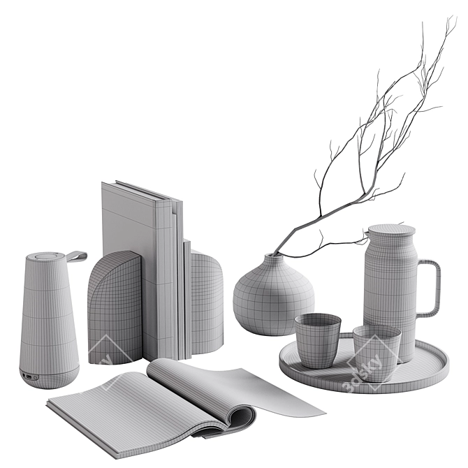 Pablo Uma Mini Decor Set 3D model image 6
