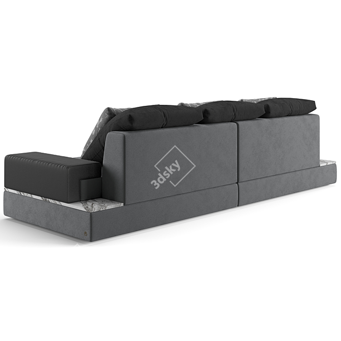 Luxence Somma Luxury Sofa Set 3D model image 7