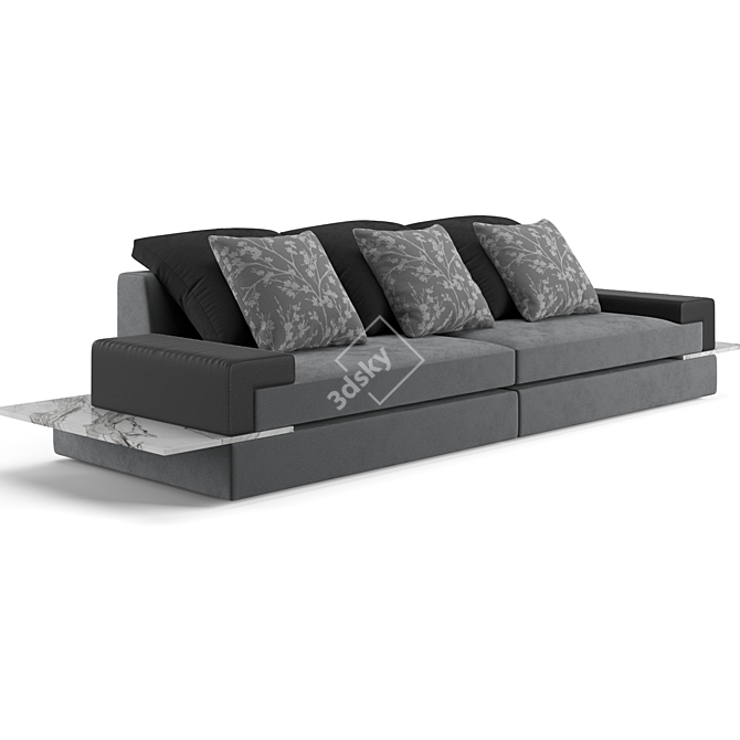 Luxence Somma Luxury Sofa Set 3D model image 2