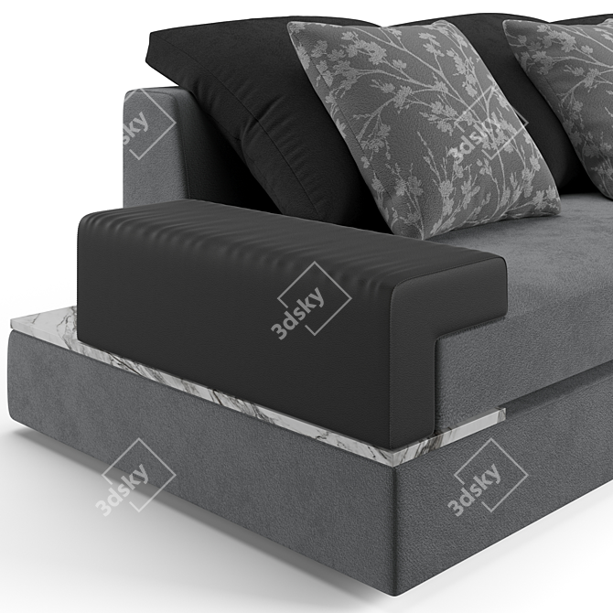 Luxence Somma Luxury Sofa Set 3D model image 3