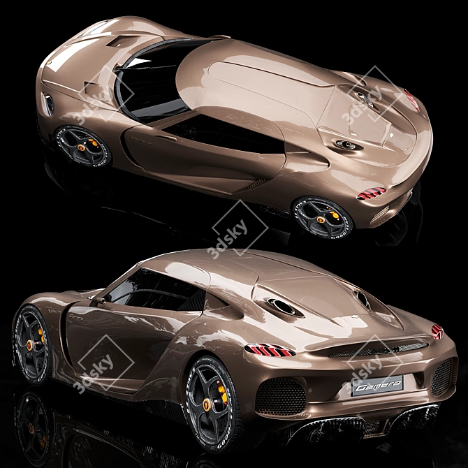 Exquisite Koenigsegg Gemera 3D Model 3D model image 2