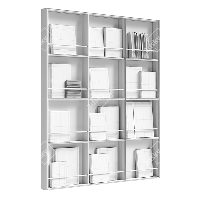 Versatile Bookshelf for Modern Interiors 3D model image 5