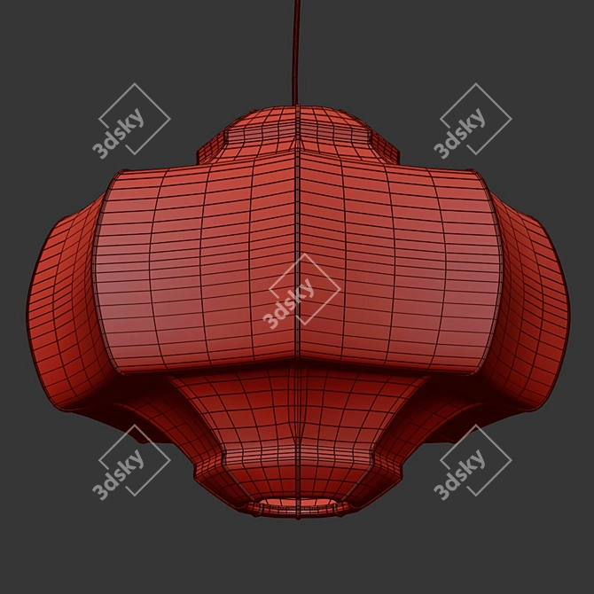 Modernist Viscontea Pendant Light 3D model image 3