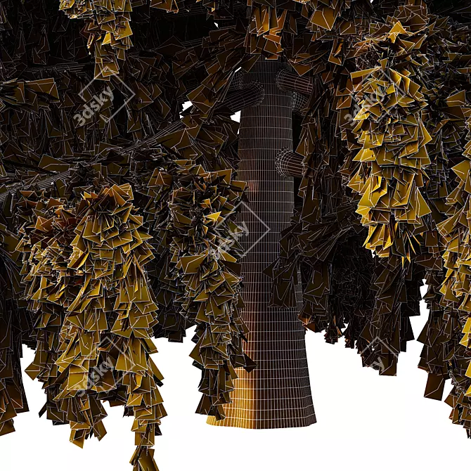 Cedrus Deodara 3D Tree Model 3D model image 3