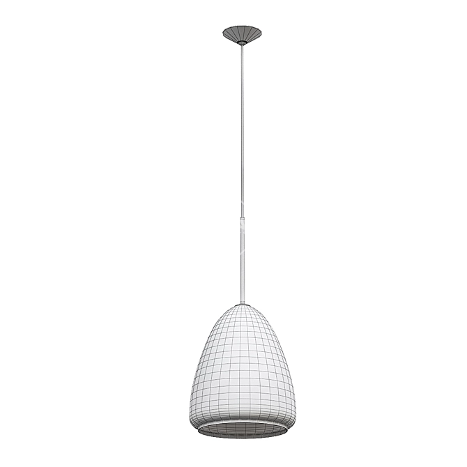SELENITE Pendant Light Fixture 3D model image 3