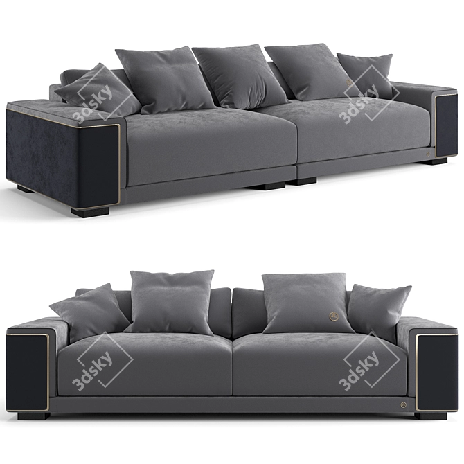 Luxence Luxe Olympic Sofa 3D model image 1