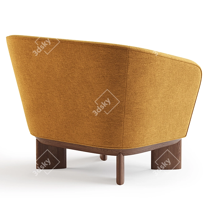 Contemporary Pierre Frey Armchair 3D model image 3